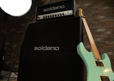 Soldano Lifestyle Image of Guitar and Head