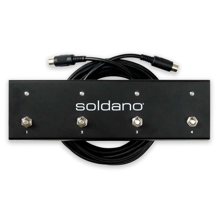 Soldano Astro 4 Switch MIDI footswitch